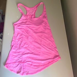 LULULEMON- PINK athletic tank top